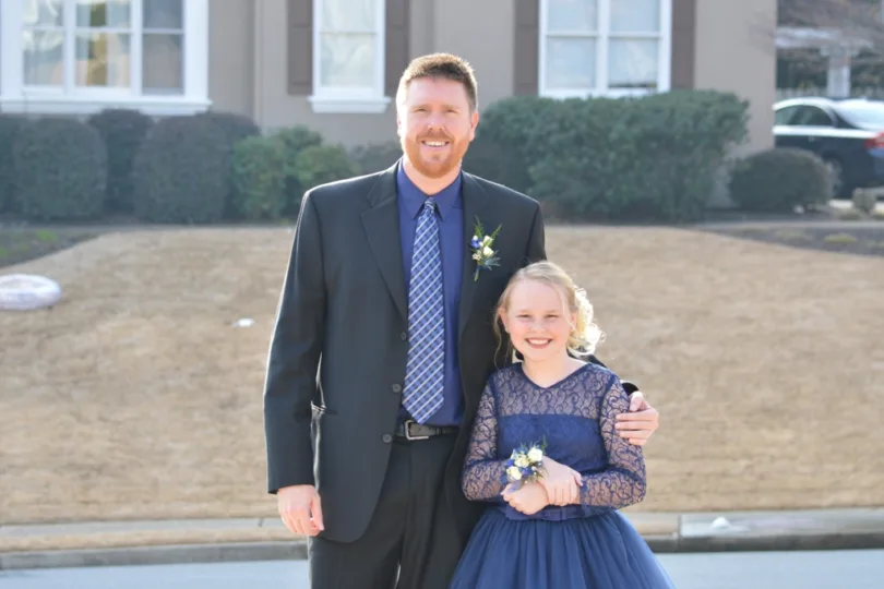 Paul and Katie before dance.